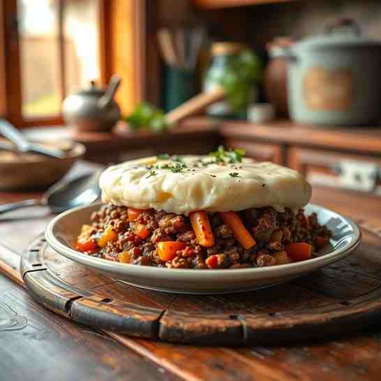 Classic Shepherd's Pie - Potato & Beef Recipe